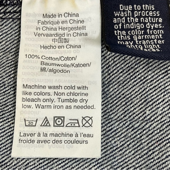 Madewell Denim Raw-Hem Mini Wrap Skirt Style #K2659 Size 2 - Picture 8 of 8